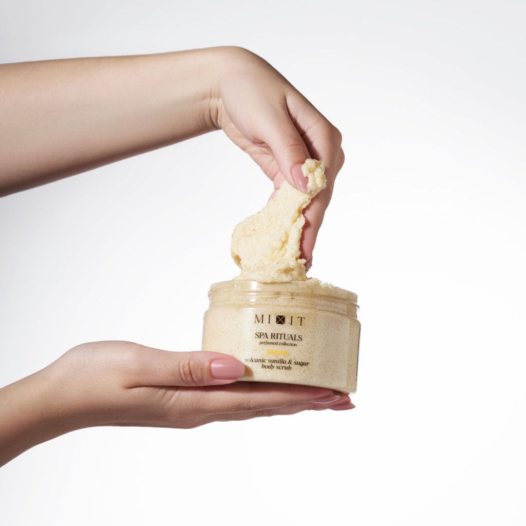 MIXIT Spa Rituals Volcanic Vanilla & Sugar Smoothing Body Scrub 300g