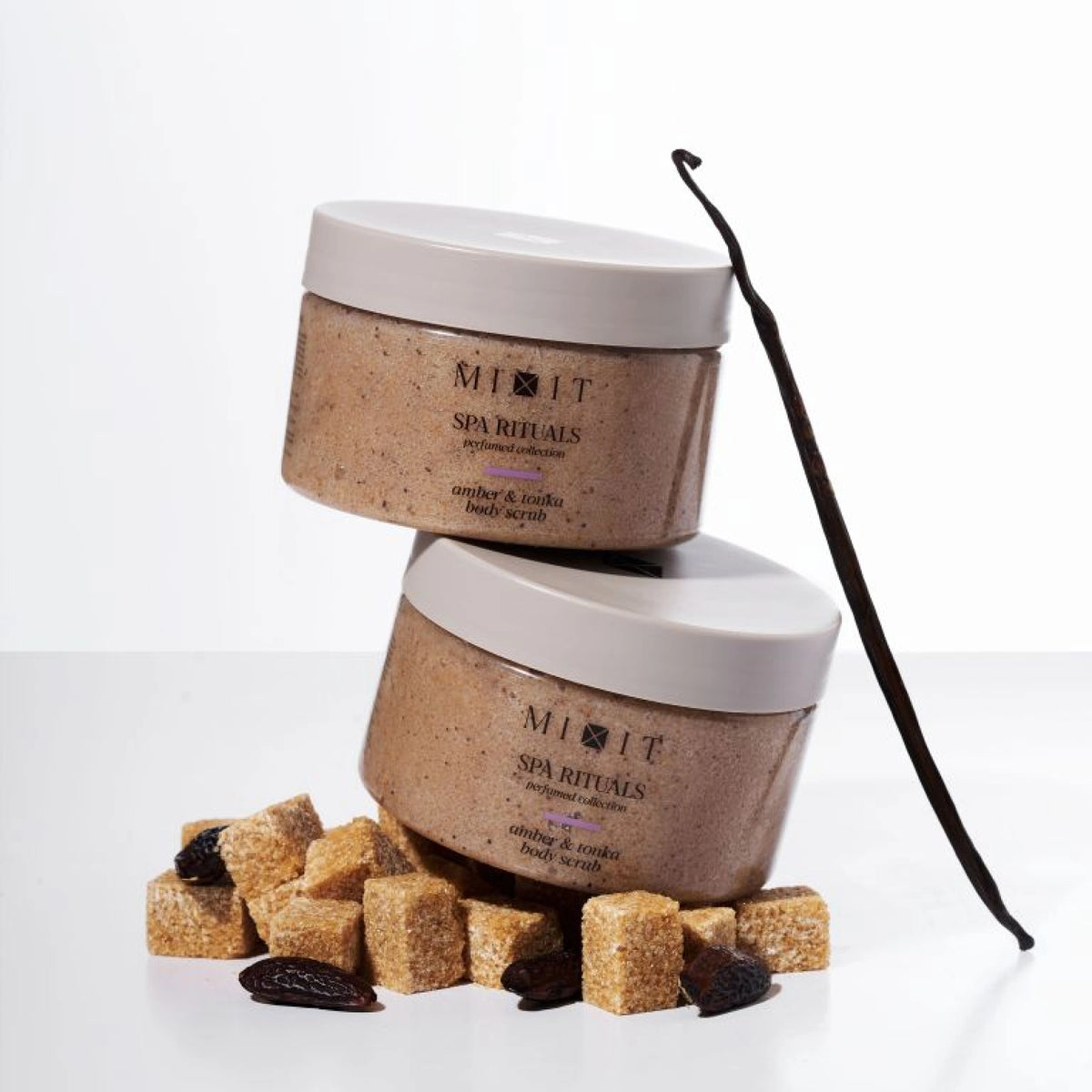 MIXIT Spa Rituals Amber & Tonka Smoothing Body Scrub 300g