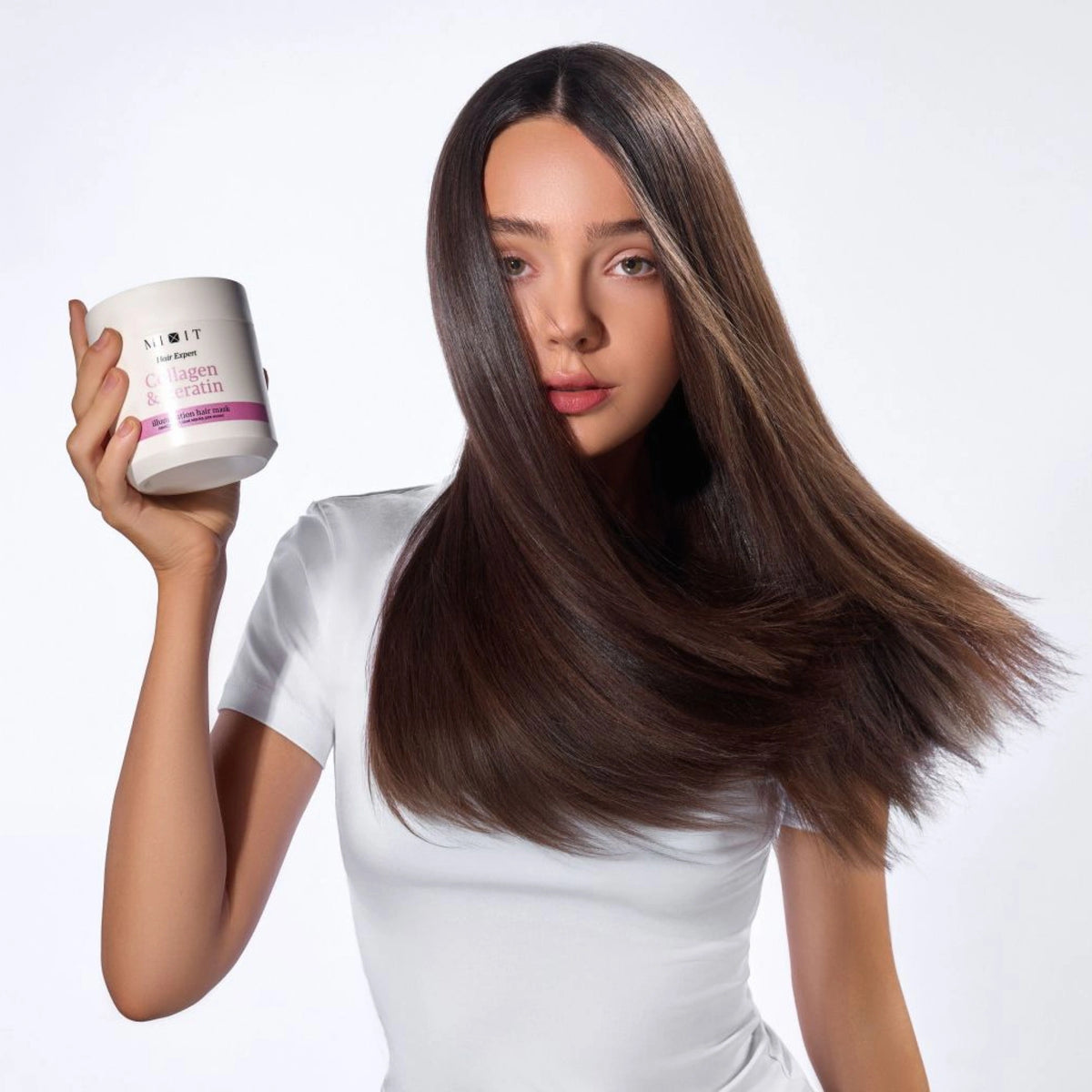 MIXIT Collagen & Keratin Laminating Mask for Frizzy Hair 400ml