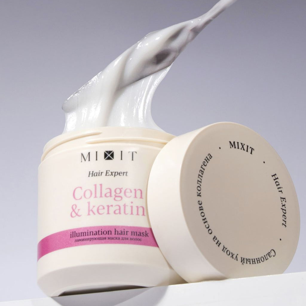 MIXIT Collagen & Keratin Laminating Mask for Frizzy Hair 400ml