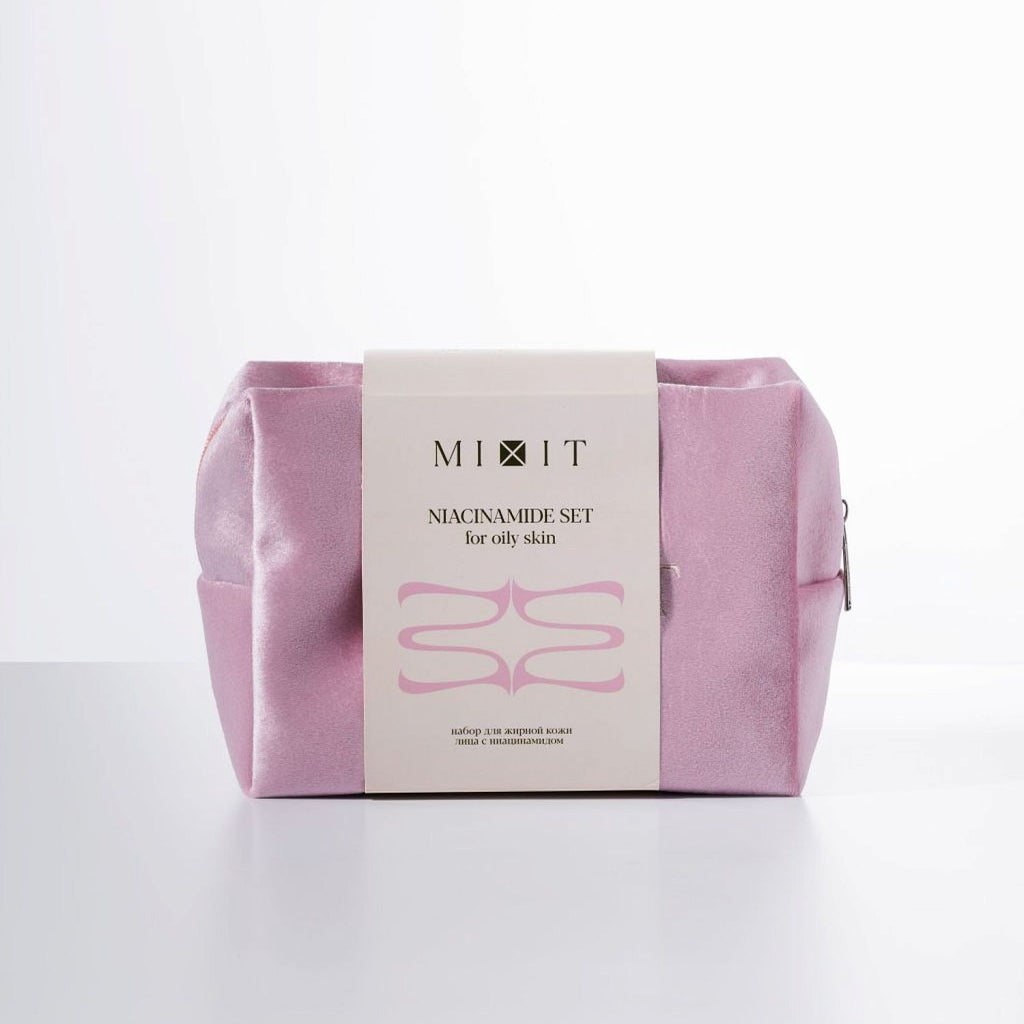 MIXIT Niacinamide Oil Control Pore Refining Face Care Set (Cleanser, Tonic, Cream)