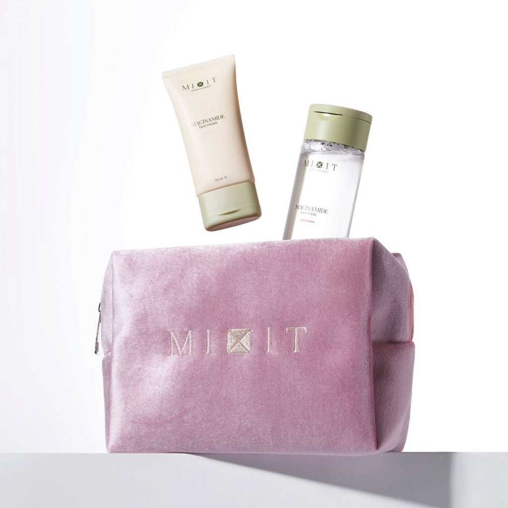 MIXIT Niacinamide Oil Control Pore Refining Face Care Set (Cleanser, Tonic, Cream)