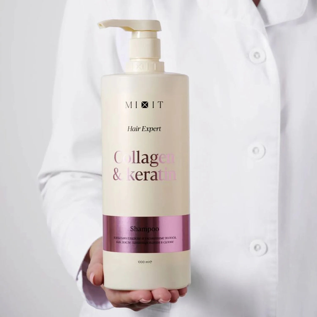 MIXIT Collagen & Keratin Laminating Shampoo for Frizzy Hair 1000ml