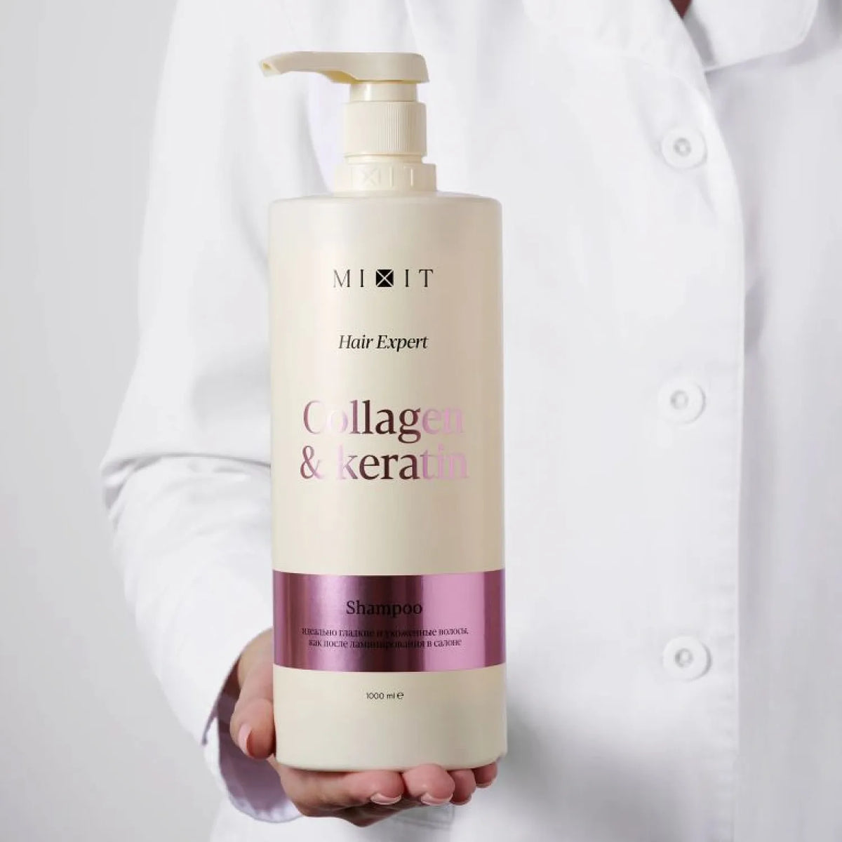 MIXIT Collagen & Keratin Laminating Shampoo for Frizzy Hair 1000ml
