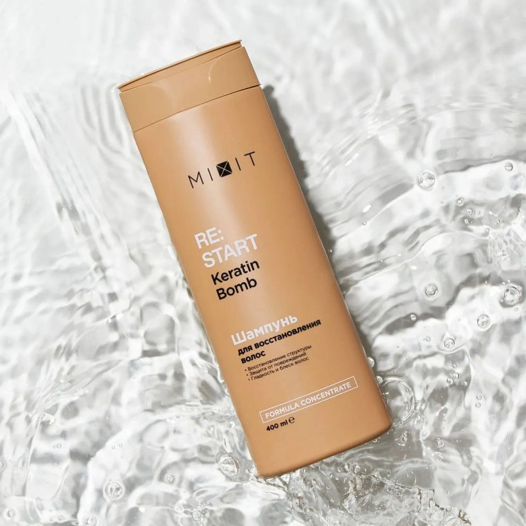 MIXIT "RE:START" Keratin Bomb Instant Smoothing Shampoo 400ml
