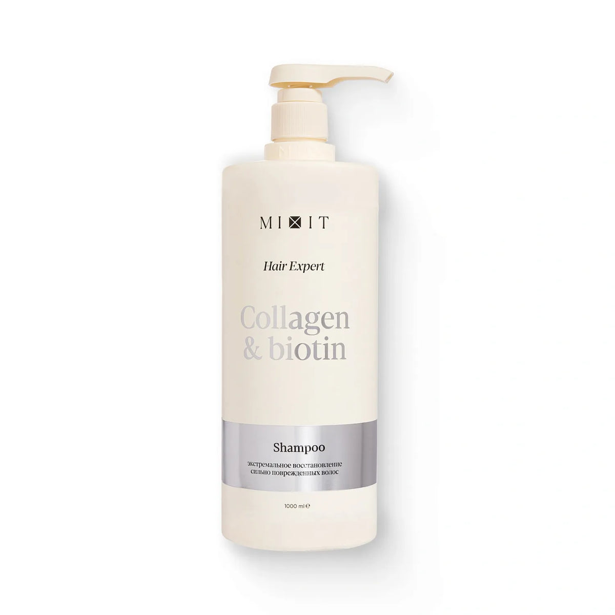 MIXIT Collagen & Biotin Extreme Repair Shampoo for Damaged Hair 1000ml