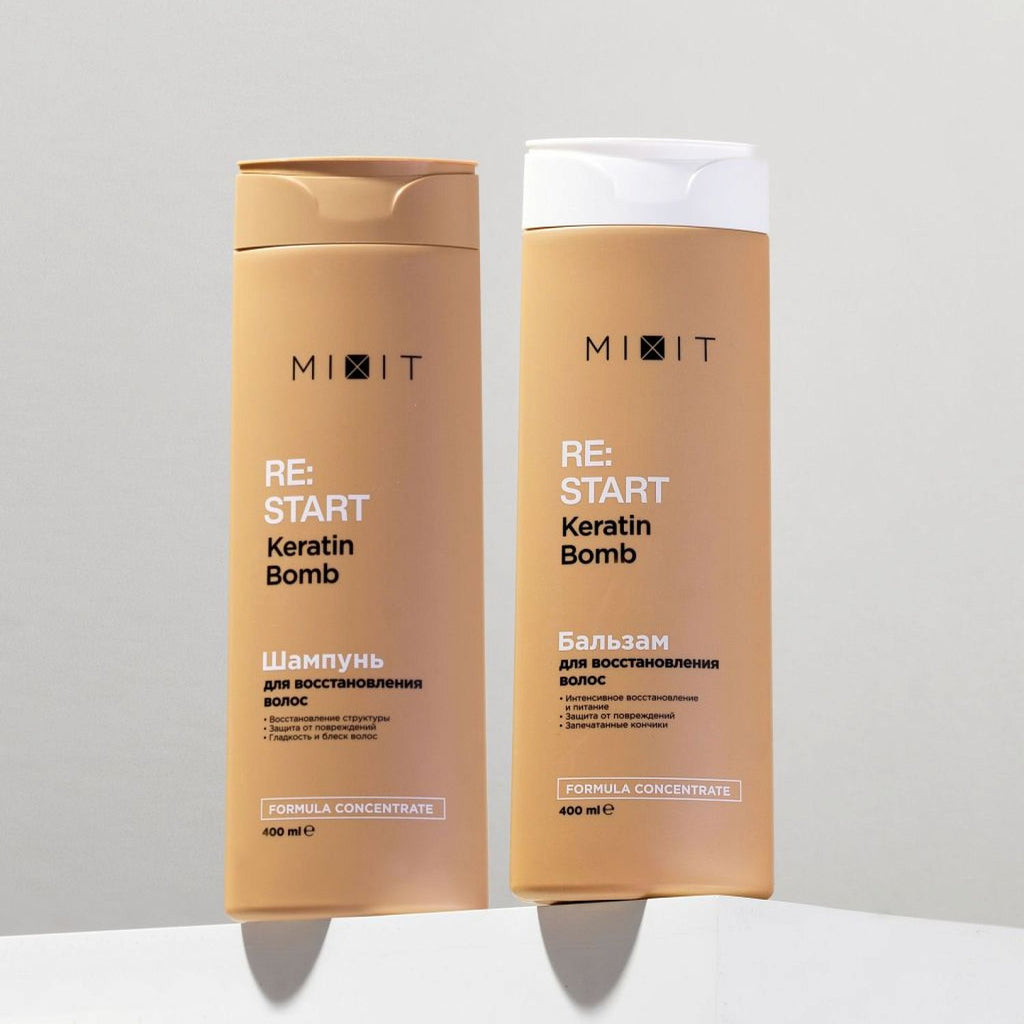 MIXIT "RE:START" Keratin Bomb Instant Smoothing Conditioner 400ml