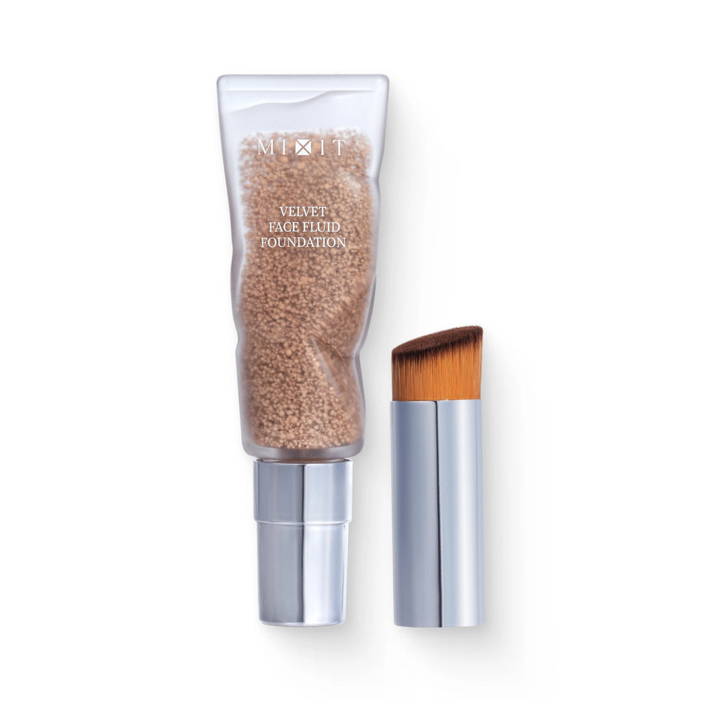Make Up Velvet Face Fluid Foundation, 01 Natural, 30 ml