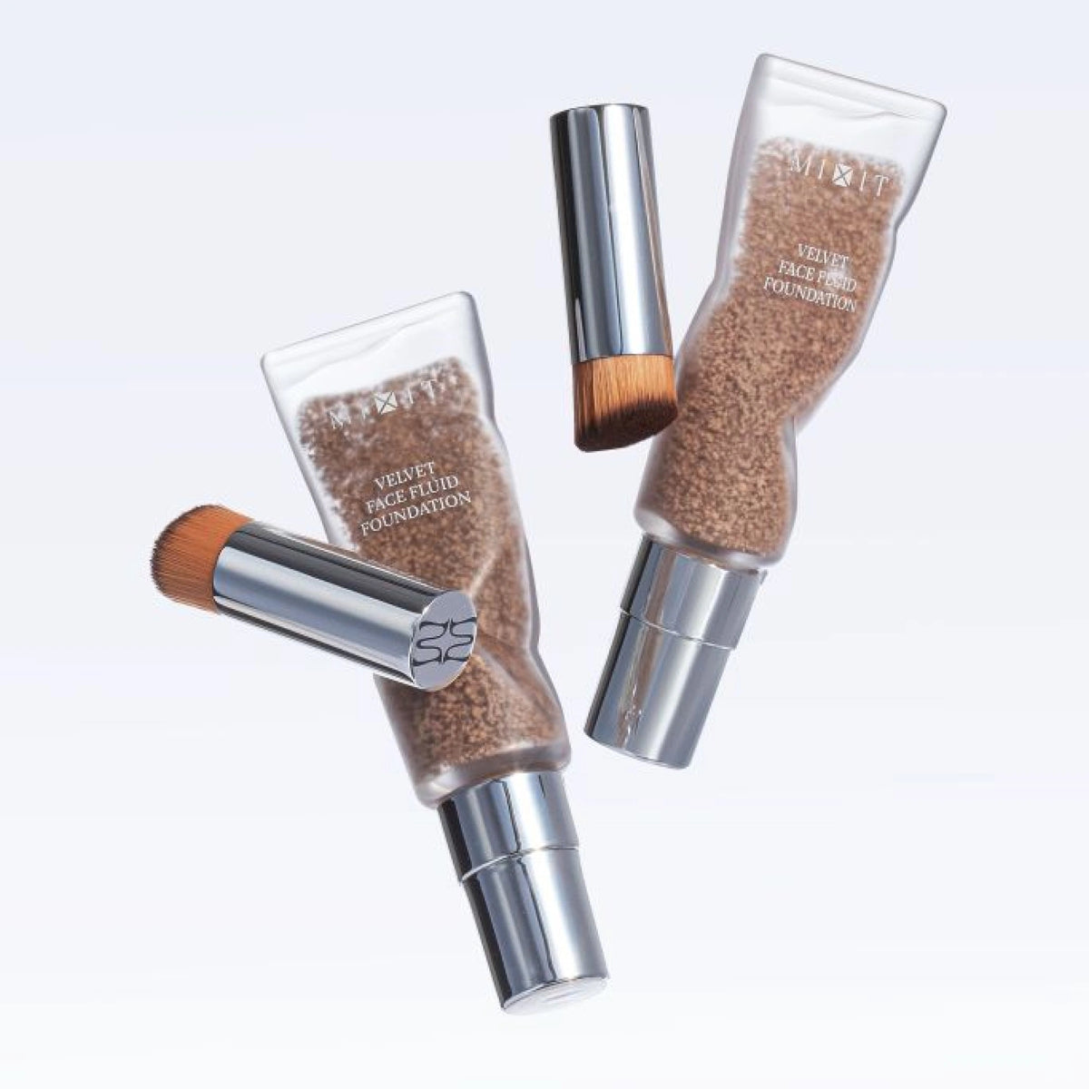 Make Up Velvet Face Fluid Foundation, 01 Natural, 30 ml