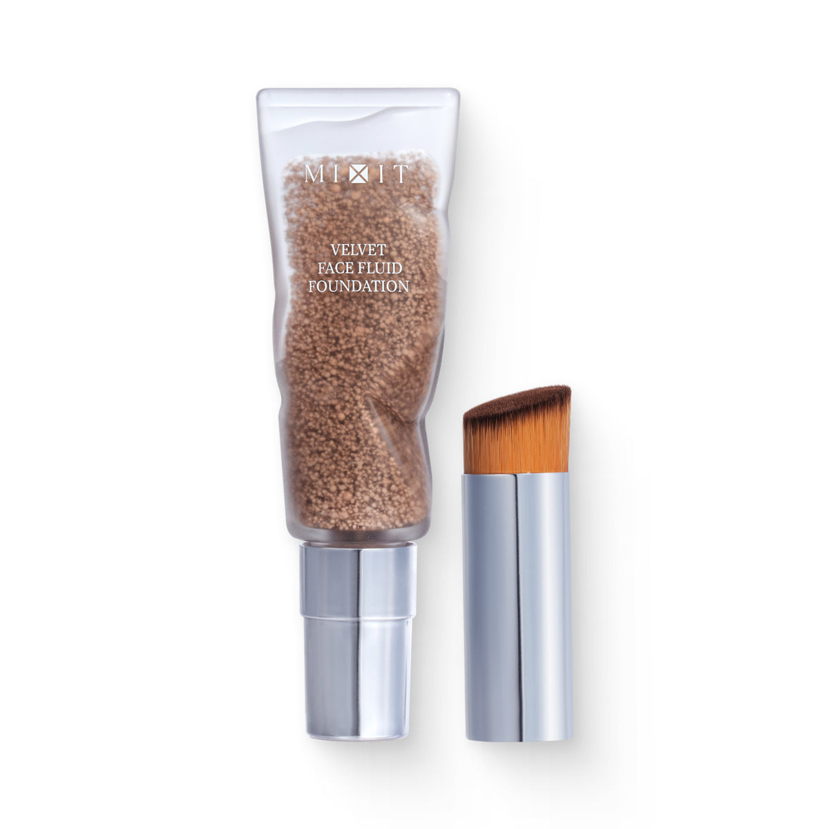 Make Up Velvet Face Fluid Foundation, 02 Soft Sand, 30 ml