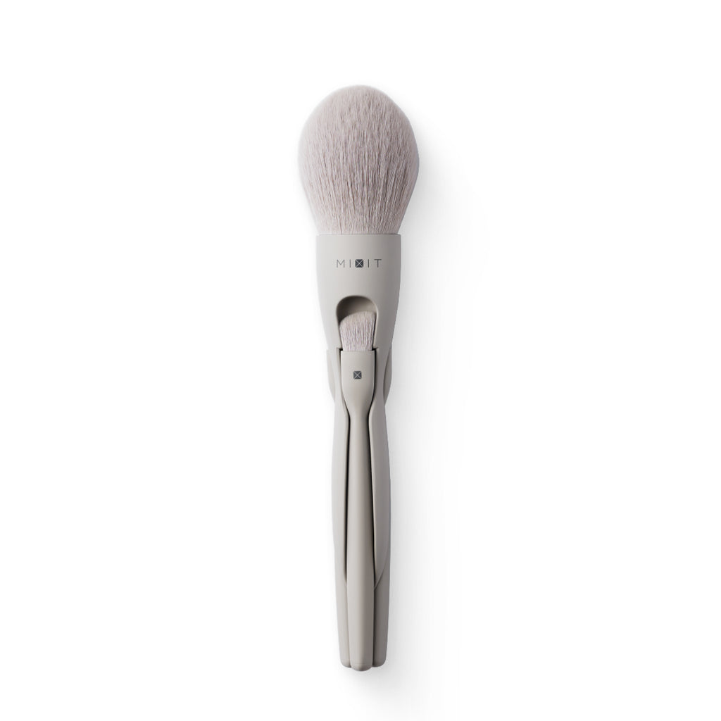 MIXIT Make Up Multi Brush Set 4 in 1, silver
