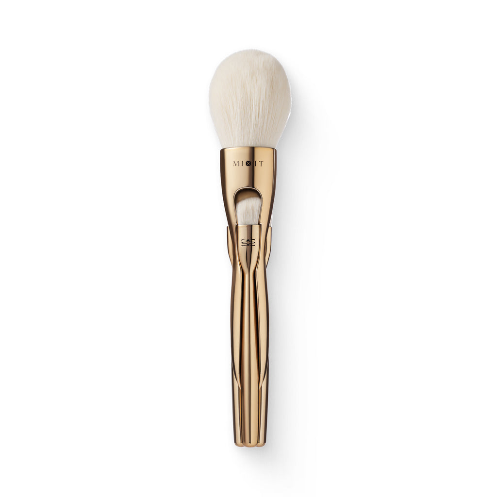 MIXIT Make Up Multi Brush Set 4 in 1, gold