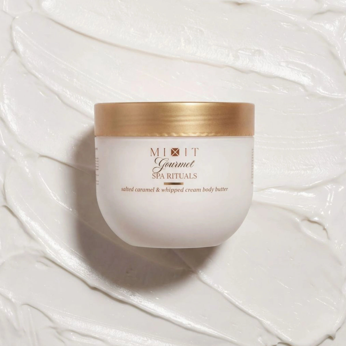MIXIT Spa Rituals Gourmet Salted Caramel & Whipped Cream Body Butter 250g