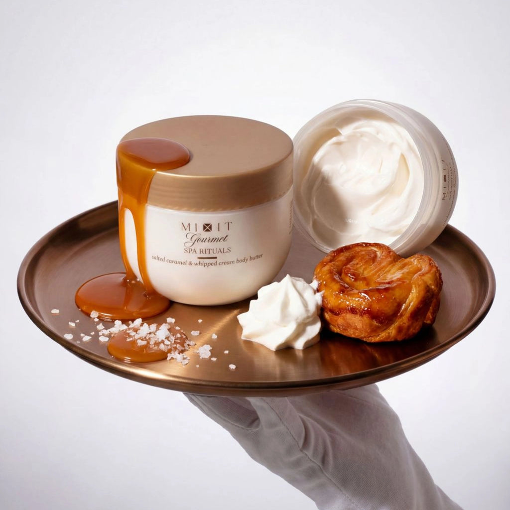MIXIT Spa Rituals Gourmet Salted Caramel & Whipped Cream Body Butter 250g