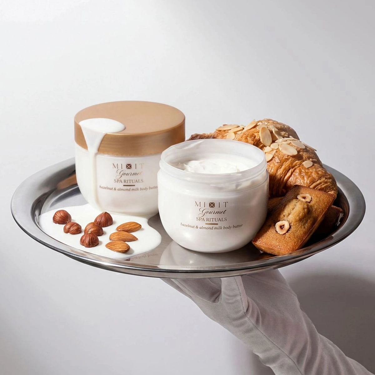 MIXIT Spa Rituals Gourmet Hazelnut & Almond Milk Body Scrub 300g
