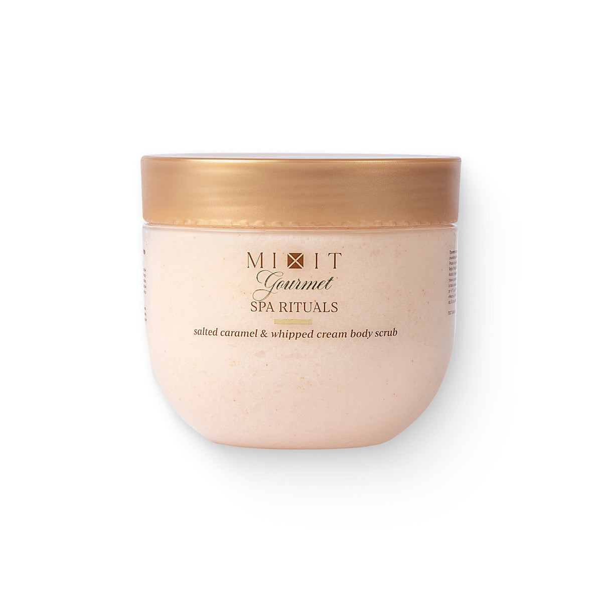 MIXIT Spa Rituals Gourmet Salted Caramel & Whipped Cream Body Scrub 300g