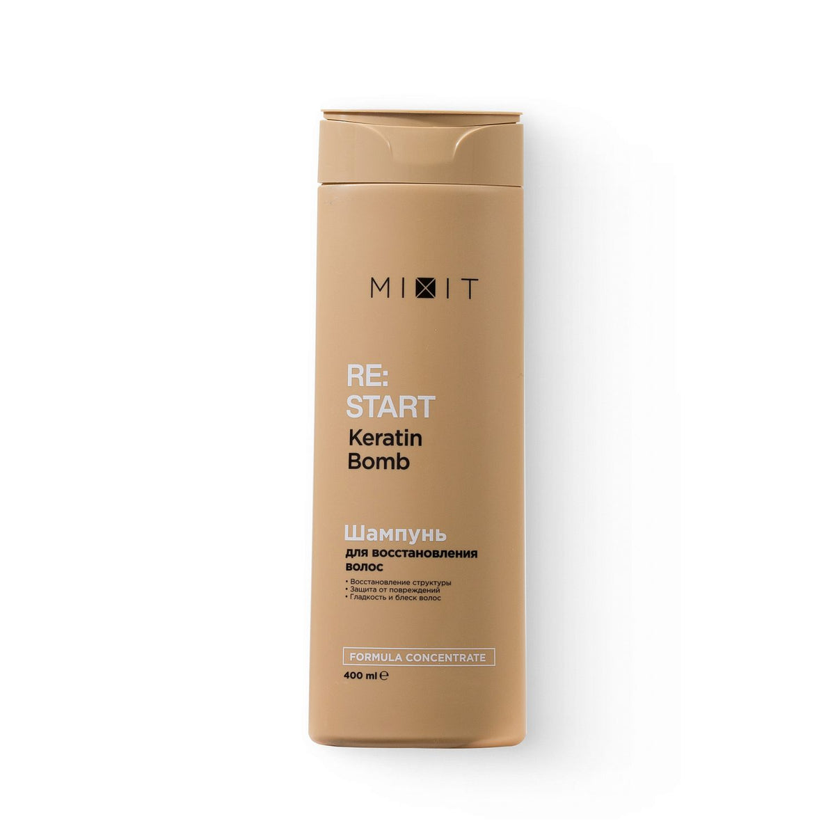 MIXIT "RE:START" Keratin Bomb Instant Smoothing Shampoo 400ml